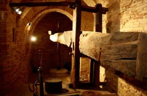 Private Italy Tours Ancient olive press at the museum in Bucchianico