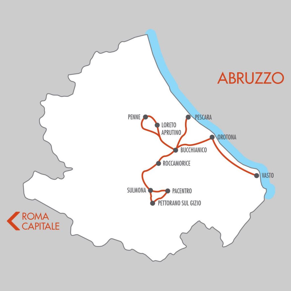 Abruzzo-tour-map