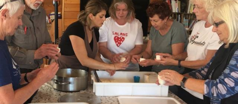 Making cheese together cheese-making-tour-Abruzzo-Italy